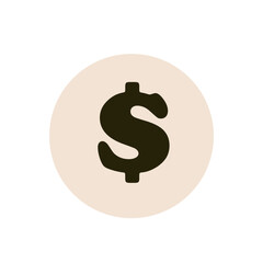 Business and Finance Icon-dollar symbol