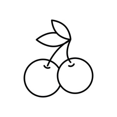 Cherry Vector icon