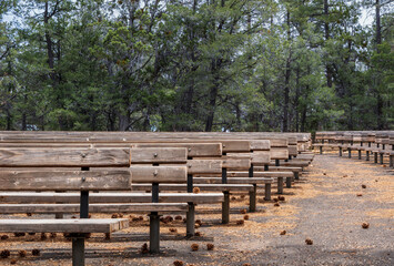 Amphitheater in the woods near Grand Canyon National park