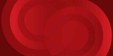 Obraz premium Red abstract background. Dynamic shapes composition.vector.eps 10