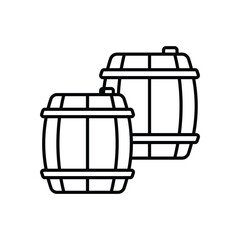 Barrel  Vector icon