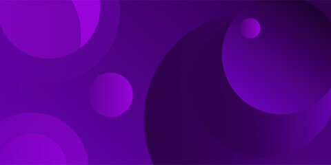 Purple gradient geometric shapes background. Vector illustration