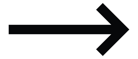 simple black arrow symbol design.
