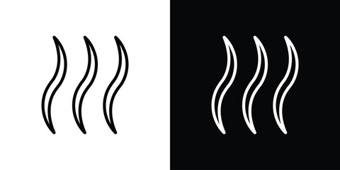 Hot icon. Simple thin line, outline vectors