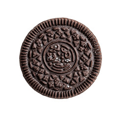 chocolate chip cookies isolated on transparent background