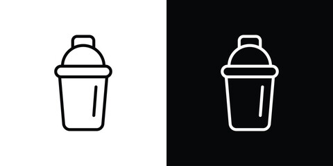 Shaker icon. Simple thin line, outline vectors