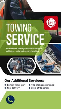 towing service advertisement social media short video