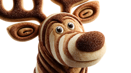 Christmas reindeer icing cookie dessert food