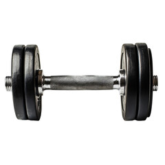 dumbbell on white background