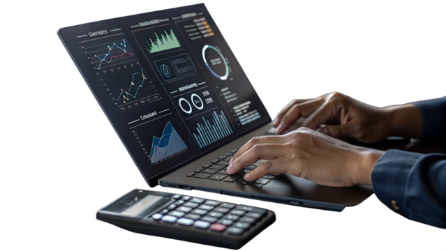 Business data analysis and financial accounting report. Dashboard finance management. Analytics sales data and growth, Business planning, market research. Business account and Financial audit