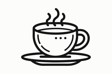 line icon cup of coffee