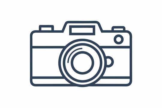 line vector icon of digital technology