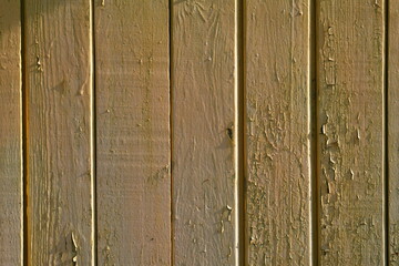 Weathered Light Brown Wooden Planks with Peeling Paint Texture