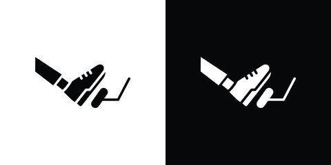 car pedal icon Vector Silhouette for graphic and web design collection