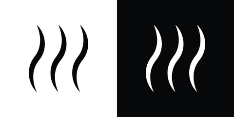 Hot icon Vector Silhouette for graphic and web design collection