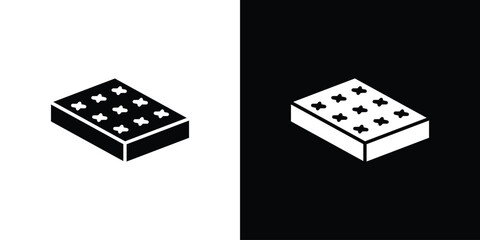 Mattress icon Vector Silhouette for graphic and web design collection
