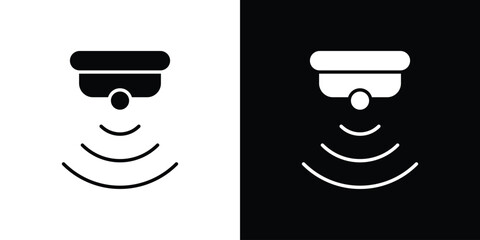 Motion sensor icon Vector Silhouette for graphic and web design collection