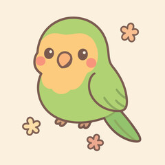 Perico ave kawaii