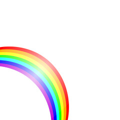 Abstract rainbow gradient element with lines and waves. Vector illustration of background.