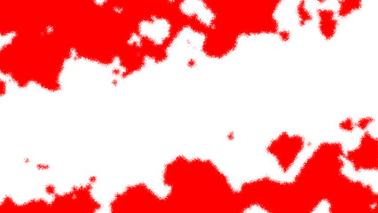 Fototapeta premium Intense abstract texture featuring vivid red over a clean white base, great for eye-catching banners, studio graphics, digital branding, and modern abstract desktop or social media visuals.