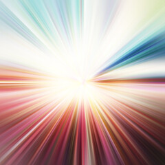 Obraz premium Colorful zoom motion effect. Abstract background. Color lines. Colored texture backdrop and banner. Multi color gradient pattern and textured wallpaper.