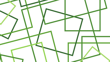 Abstract background with green irregular geometric lines over white