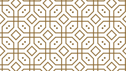 Abstract background with honeycomb-style golden hexagonal patterns