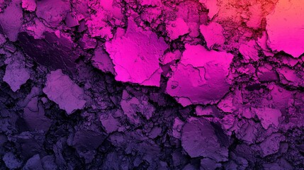   Close-up wall with purple and pink color scheme