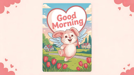 baby shower card with bunny