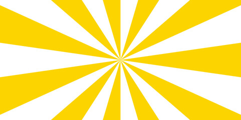 Gradient bright sunrise isolated glow striped. gradient white and yellow vintage illustration vector sunshine texture. Geometric Starburst Design. Yellow sunburst twist pattern background.