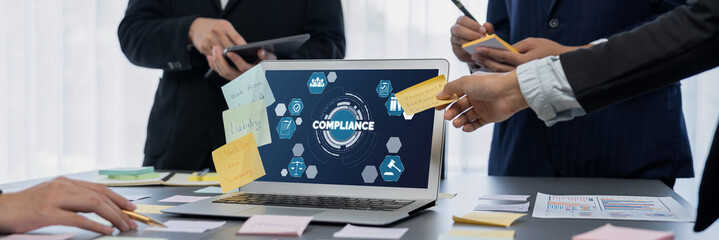 Compliance system for brisk online corporate business to meet quality standard
