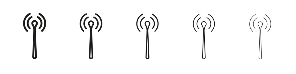 Antenna icon. modern outline style vector icons series
