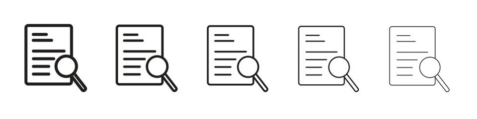 Auditors icon. modern outline style vector icons series