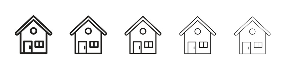 Chalet icon. modern outline style vector icons series