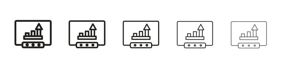 Equity derivatives icon. modern outline style vector icons series