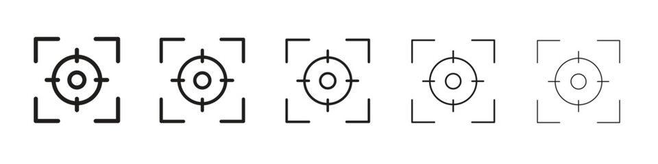 Focus icon. modern outline style vector icons series