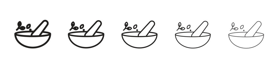 Herbal medicine icon. modern outline style vector icons series