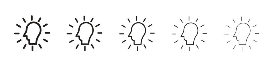 Intention icon. modern outline style vector icons series