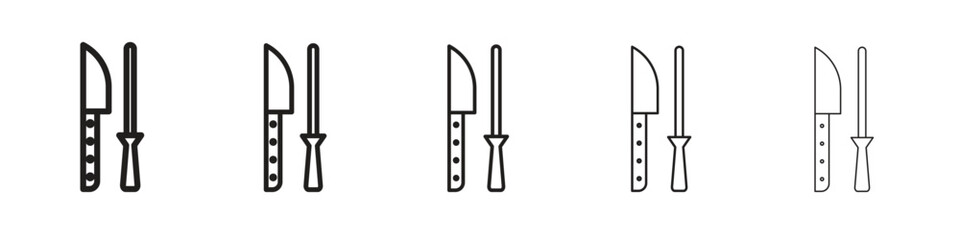 Knife sharpener icon. modern outline style vector icons series