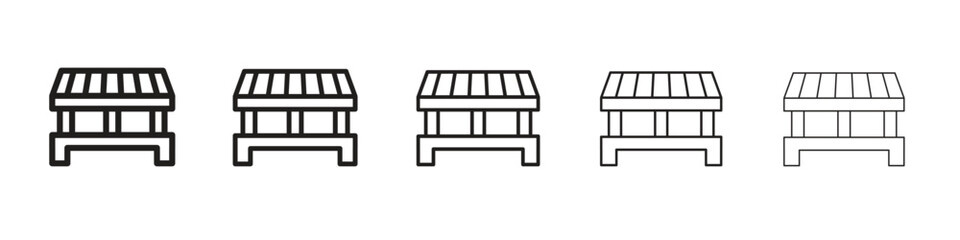 Pallet icon. modern outline style vector icons series