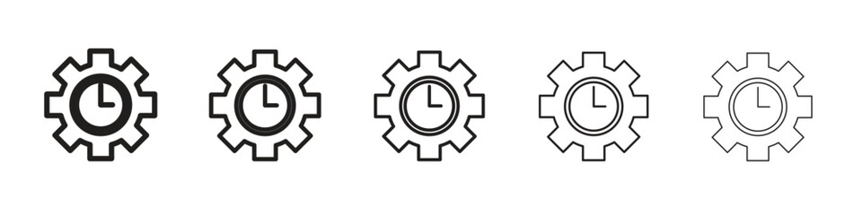 Productivity icon. modern outline style vector icons series