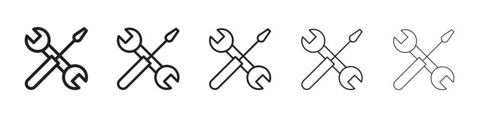 Tools icon. modern outline style vector icons series