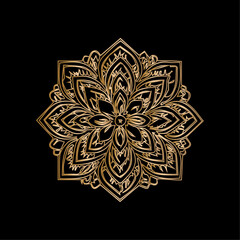 Lotus Mandala Vector Illustration

