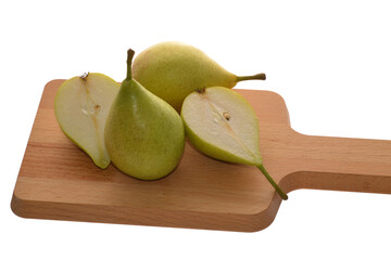 Birne,  Pyrus communis,  Birnenfrüchte,  Freisteller