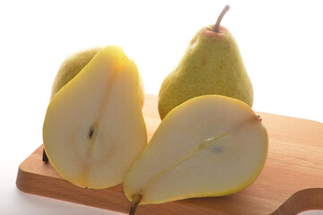 Birne,  Pyrus communis,  Birnenfrüchte,  Freisteller