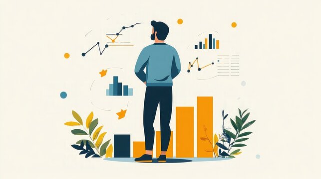 Self-improvement and motivation infographics showing goal setting habits productivity tips positive mindset personal growth strategies inspiring visual data charts