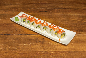 traditional sushi purists may view uramaki as a departure from Japanese authenticity,