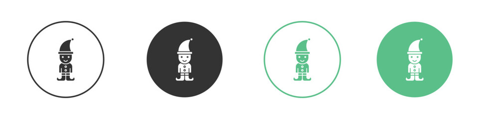 Elf icon vector pictogram for ui ux interface elements