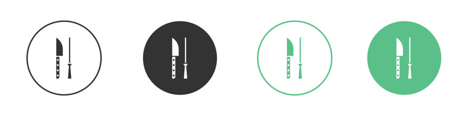 Knife sharpener icon vector pictogram for ui ux interface elements