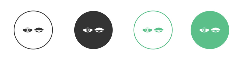 Myasthenia gravis icon vector pictogram for ui ux interface elements